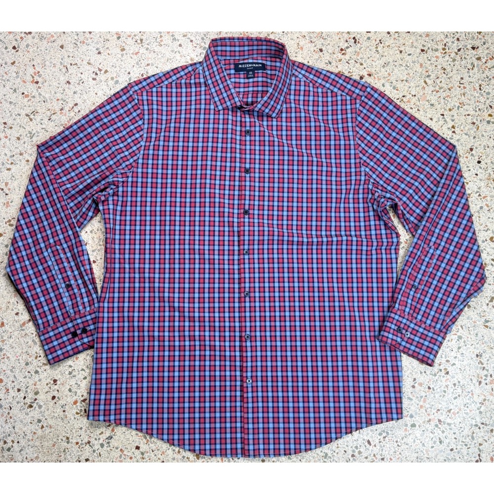 Mizzen+Main Leeward Collection Men's Long Sleeve Trim Dress Shirt Size‎ XXL
